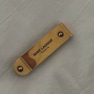 Saint Laurent Gold Money Clip